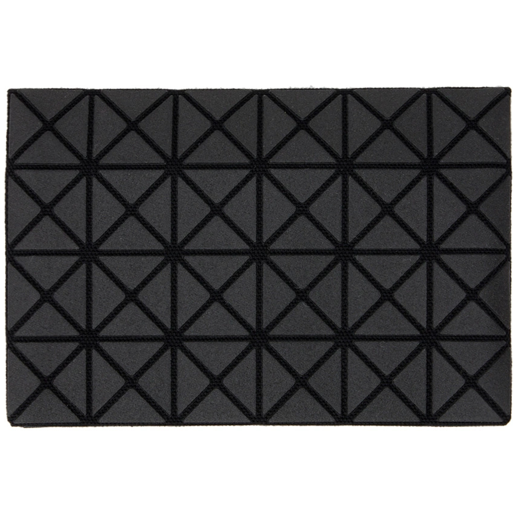 NWT Bao Bao by Issey Miyake Matte Black Oyster Card Case Wallet 4.25'' x 3''